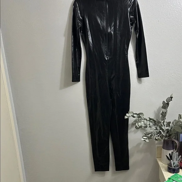 BNWT-  forplay  Black Long-Sleeve jumpsuit- S/M - Picture 6 of 13